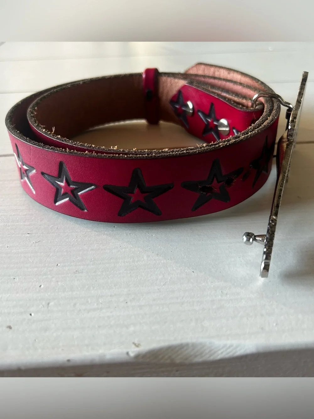 Electric Guitar Belt Buckle & Belt